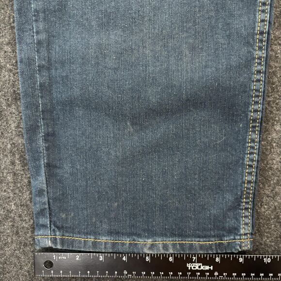 Levis 559 Relaxed Straight Jeans Men's 44x32 Blue Wash Stretch Denim - Picture 8 of 15